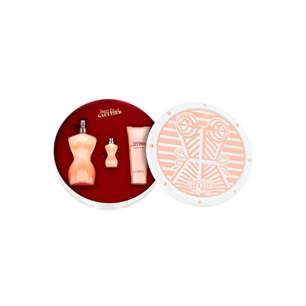JEAN PAUL GAULTIER CLASSIQUE WOMEN GIFT SET EDT 100ML+BODY LOTION 100ML+EDT 6ML