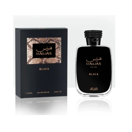HAWAS BLACK EDP RASASI FOR MEN (Decant)